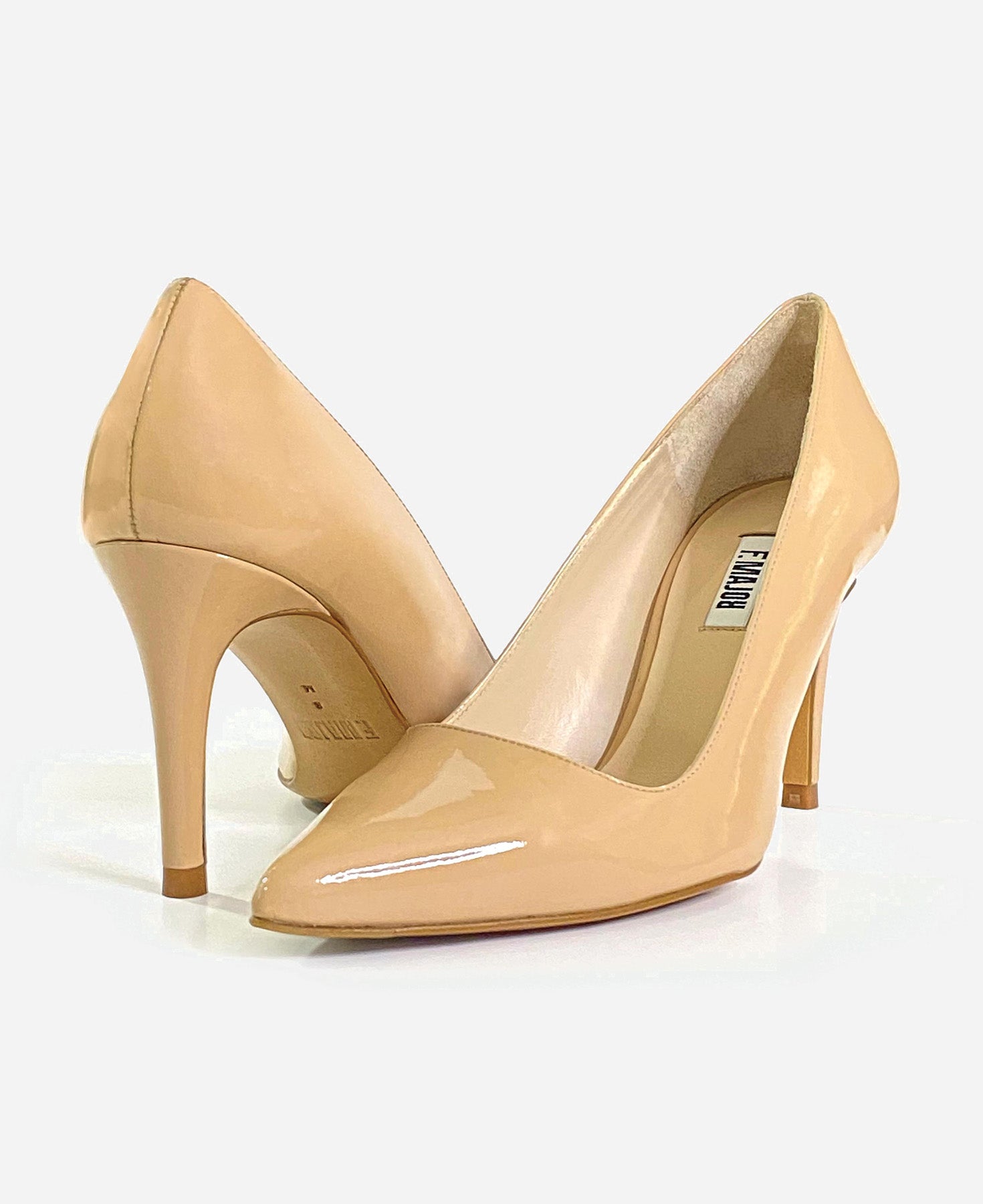 BEIGE PATENT-fmajor comfortable designer heels